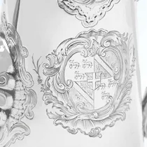 Antique Sterling Silver Coffee Pot - Gabriel Sleath, hallmarked in 1741 London - George II - Thumbnail 7