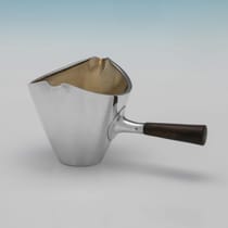 Sterling Silver Coffee Set - Howard Francis Crisp, made circa 1970 - Elizabeth II - Thumbnail 4