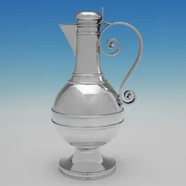 Antique Sterling Silver Communion Set - Samuel Smily, hallmarked in 1877 London - Victorian - Thumbnail 2