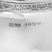 Sterling Silver 6 Piece Condiment Set - Roberts & Dore, hallmarked in 1937 Birmingham - George VI - Thumbnail 8