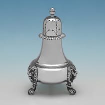 Sterling Silver & Glass Condiment Set - Marlow Brothers, hallmarked in 1995 London - Elizabeth II - Thumbnail 5