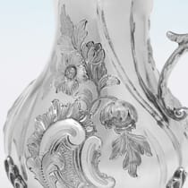 Antique Sterling Silver Cream Jug - George John Richards, hallmarked in 1856 London - Victorian - Thumbnail 4