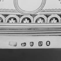 Antique Sterling Silver & Glass Cruet Set - Hester Bateman, hallmarked in 1790 London - George III - Thumbnail 14