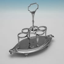 Antique Sterling Silver Cruet Set - Paul Storr, hallmarked in 1799 London - George III - Thumbnail 4