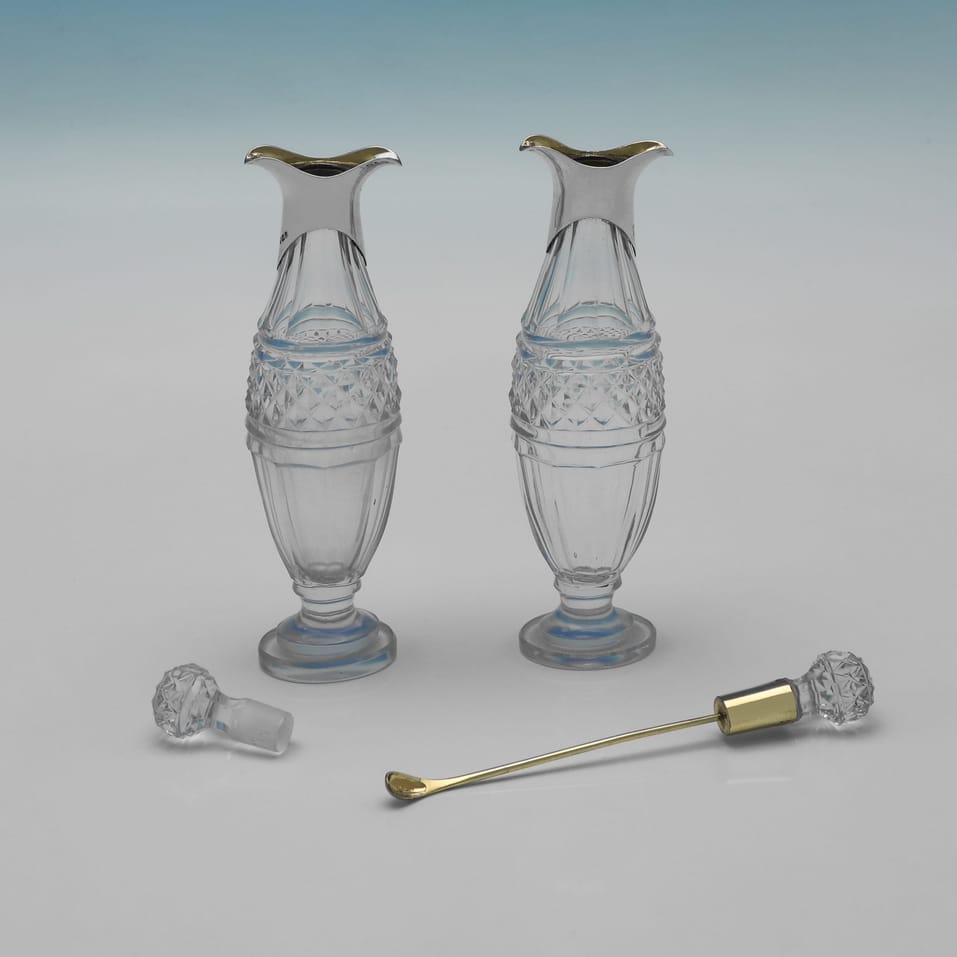 Antique Sterling Silver Cruet Set - Paul Storr, hallmarked in 1799 London - George III - Image 7