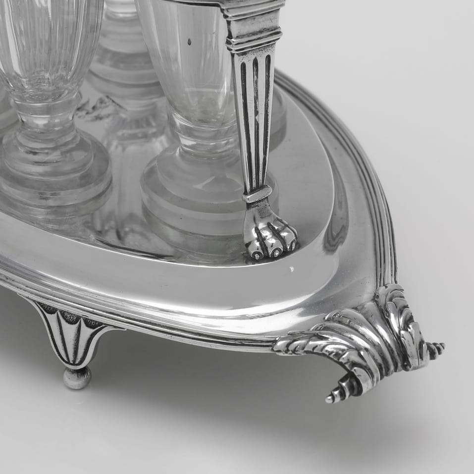 Antique Sterling Silver Cruet Set - Paul Storr, hallmarked in 1799 London - George III - Image 10