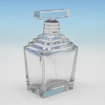 Sterling Silver & Glass Decanter - Walker & Hall, hallmarked in 1938 Chester - George VI - Thumbnail 2