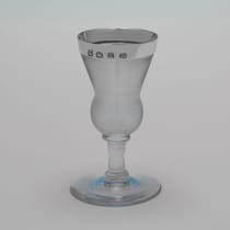Antique Sterling Silver & Glass Decanter & Shot Glass Set - Heath & Middleton, hallmarked in 1896 Birmingham & London - Victorian - Thumbnail 7