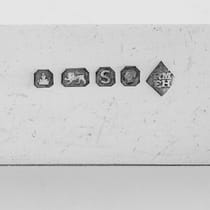 Antique Sterling Silver & Mother of Pearl Dessert Set - Martin & Hall, hallmarked in 1885 Sheffield - Victorian - Thumbnail 6