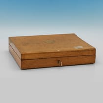 Antique Sterling Silver & Mother of Pearl Dessert Set - Elkington & Co., hallmarked in 1904 Birmingham - Edwardian - Thumbnail 8