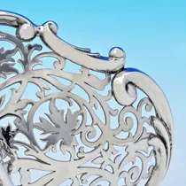 Antique Sterling Silver Dish - Levesley Brothers, hallmarked in 1902 Sheffield - Edwardian - Thumbnail 2