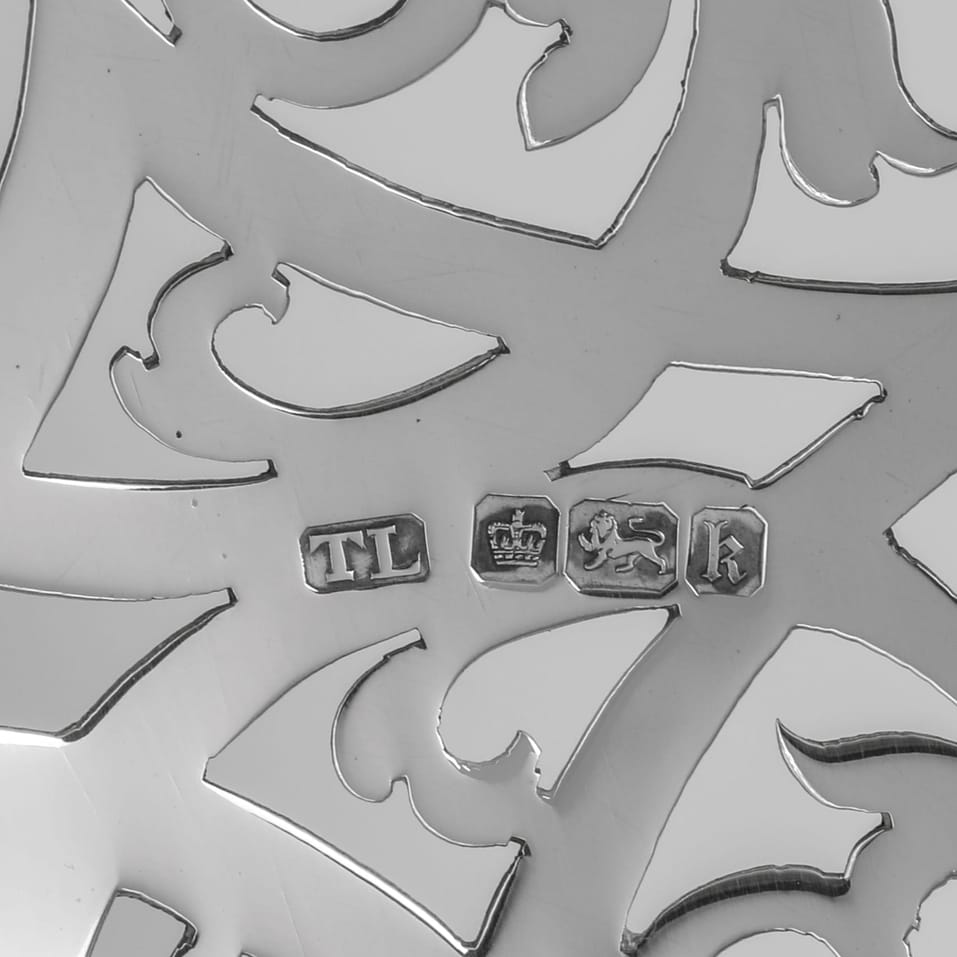 Antique Sterling Silver Dish - Levesley Brothers, hallmarked in 1902 Sheffield - Edwardian - Image 5