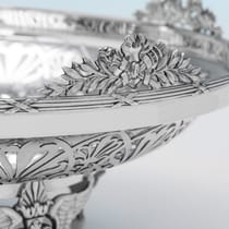 Antique Sterling Silver Dish - Mappin & Webb, hallmarked in 1910 London - George V - Thumbnail 3
