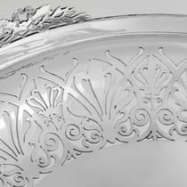 Antique Sterling Silver Dish - Mappin & Webb, hallmarked in 1910 London - George V - Thumbnail 4