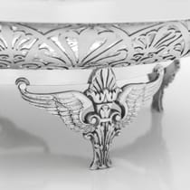 Antique Sterling Silver Dish - Mappin & Webb, hallmarked in 1910 London - George V - Thumbnail 5