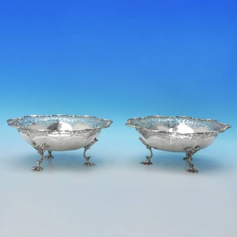 Sterling Silver Dishes - James Dixon & Sons Hallmarked In 1922 Sheffield - George V - Image 3