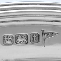 Antique Sterling Silver Dish - Walker & Hall, hallmarked in 1911 Sheffield - George V - Thumbnail 5