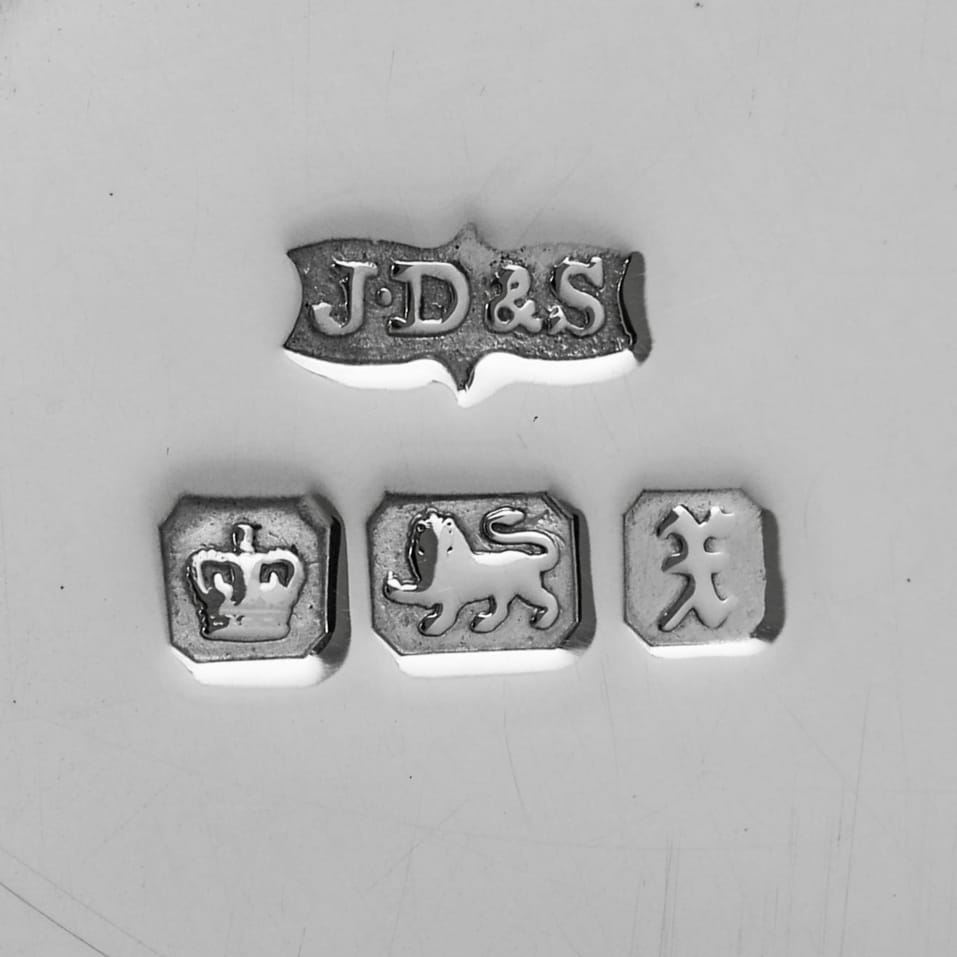 Antique Sterling Silver Pierced Dish - James Dixon & Sons, hallmarked in 1915 Sheffield - George V - Image 6