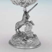Antique Sterling Silver Pair of Dishes - Arthur Graf, hallmarked in 1914 London - George V - Thumbnail 5