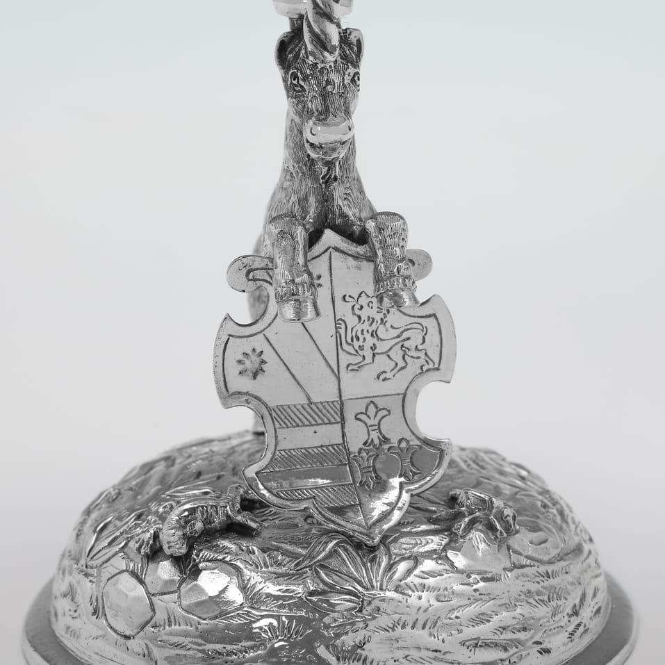 Antique Sterling Silver Pair of Dishes - Arthur Graf, hallmarked in 1914 London - George V - Image 6