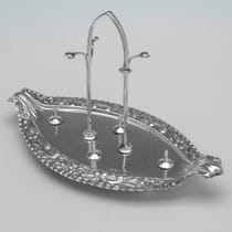 Antique Sterling Silver Egg Cruet - Walker & Hall, hallmarked in 1903 Sheffield - Edwardian - Thumbnail 4