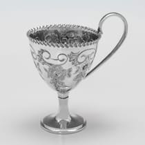 Antique Sterling Silver Egg Cruet - Walker & Hall, hallmarked in 1903 Sheffield - Edwardian - Thumbnail 5