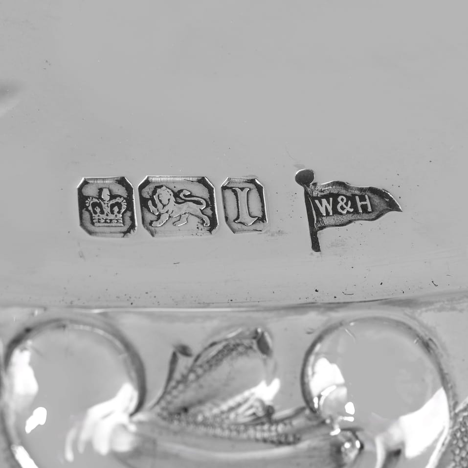 Antique Sterling Silver Egg Cruet - Walker & Hall, hallmarked in 1903 Sheffield - Edwardian - Image 6