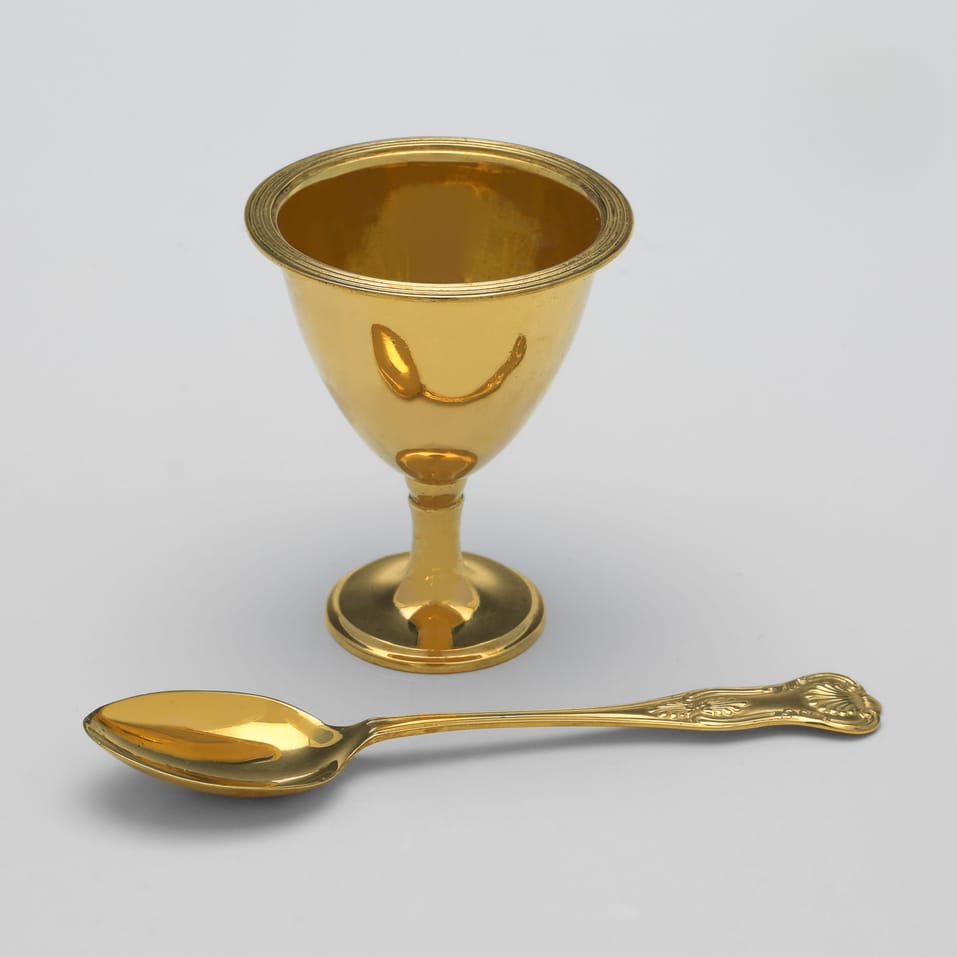 Antique Sterling Silver Egg Cruet - Walker & Hall, hallmarked in 1903 Sheffield - Edwardian - Image 3