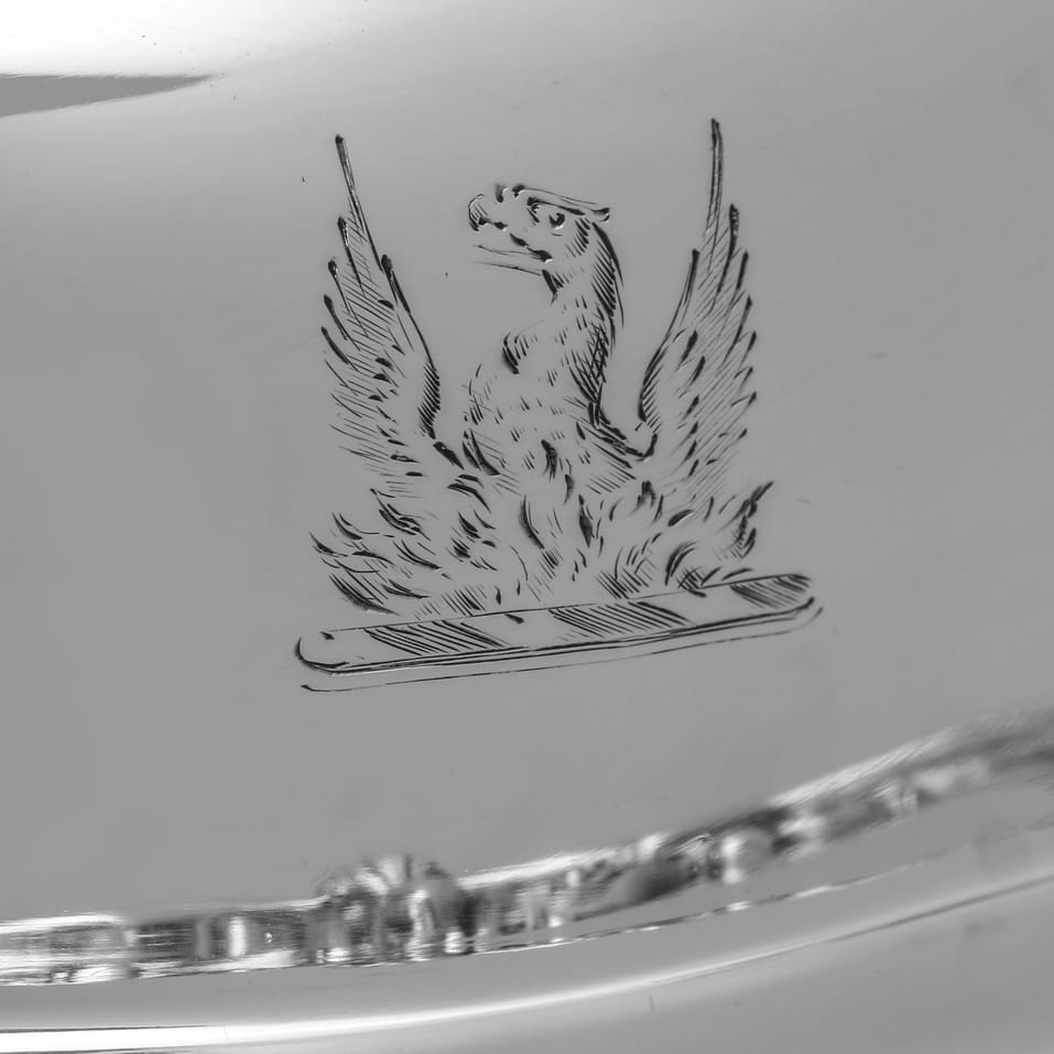 Antique Sterling Silver Pair of Entree Dishes - Edward Ker Reid, hallmarked in 1885 London - Victorian - Image 6