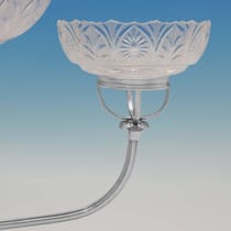 Antique Old Sheffield Plate & Glass Epergne - made circa 1815 - Regency - Thumbnail 3