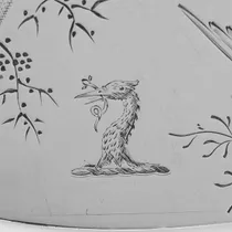 Antique Sterling Silver Pair of Fish Servers - Atkin Brothers, hallmarked in 1879 Sheffield - Victorian - Thumbnail 5