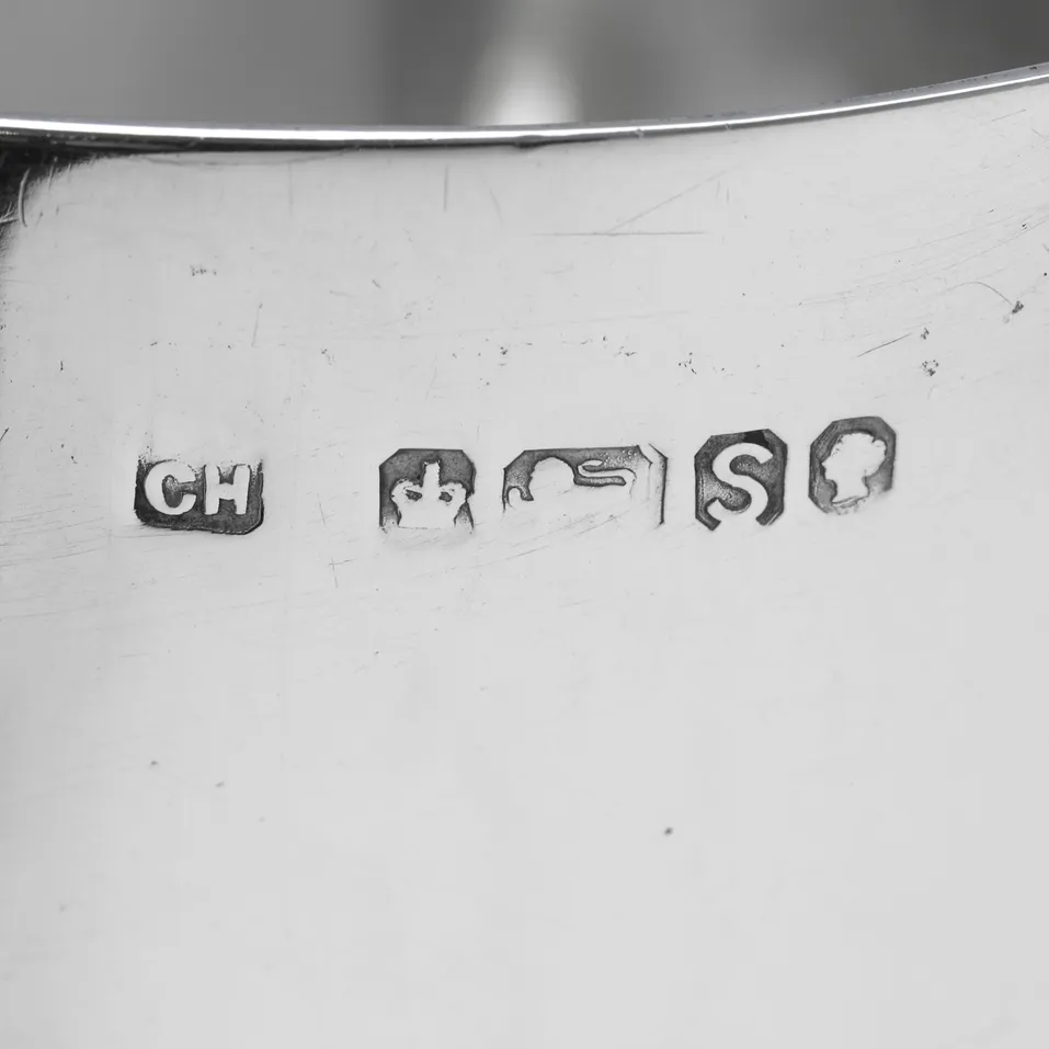 Antique Sterling Silver Goblet - Mappin Brothers, hallmarked in 1885 London - Victorian - Image 5
