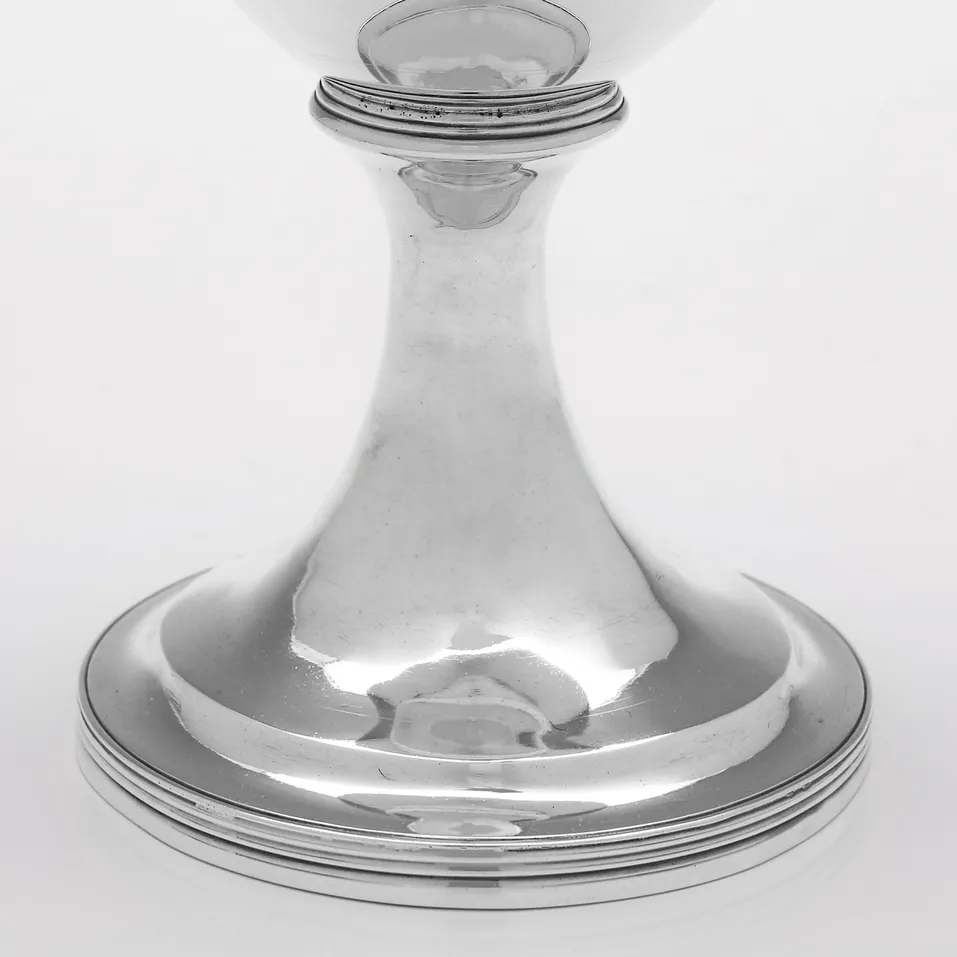Antique Sterling Silver Pair of Goblets - Charles Fox, hallmarked in 1806 London - George III - Image 4