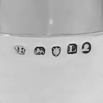 Antique Sterling Silver Pair of Goblets - Charles Fox, hallmarked in 1806 London - George III - Thumbnail 5