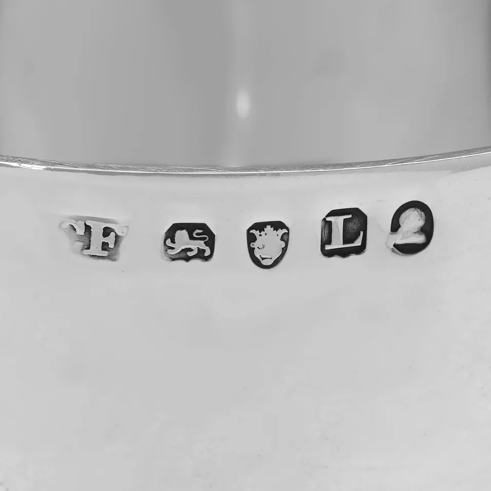 Antique Sterling Silver Pair of Goblets - Charles Fox, hallmarked in 1806 London - George III - Image 5