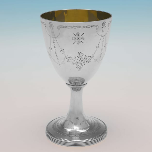 Goblets in Antique Sterling Silver. I Franks presents our collection of ...