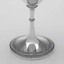 Antique Sterling Silver Goblet - George Unite, hallmarked in 1869 Birmingham - Victorian - Thumbnail 5