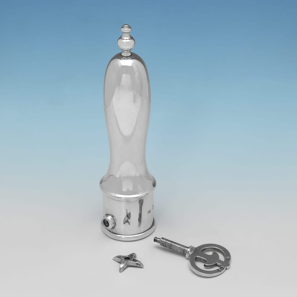 Antique Sterling Silver Ham Bone Holder - John Newton Mappin, hallmarked in 1897 London - Victorian - Image 3