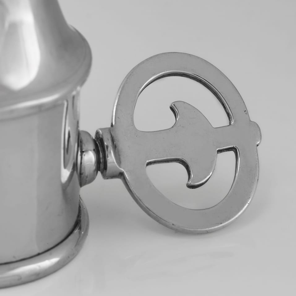 Antique Sterling Silver Ham Bone Holder - John Newton Mappin, hallmarked in 1897 London - Victorian - Image 4