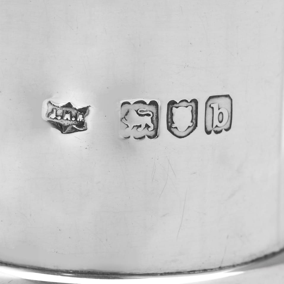 Antique Sterling Silver Ham Bone Holder - John Newton Mappin, hallmarked in 1897 London - Victorian - Image 5