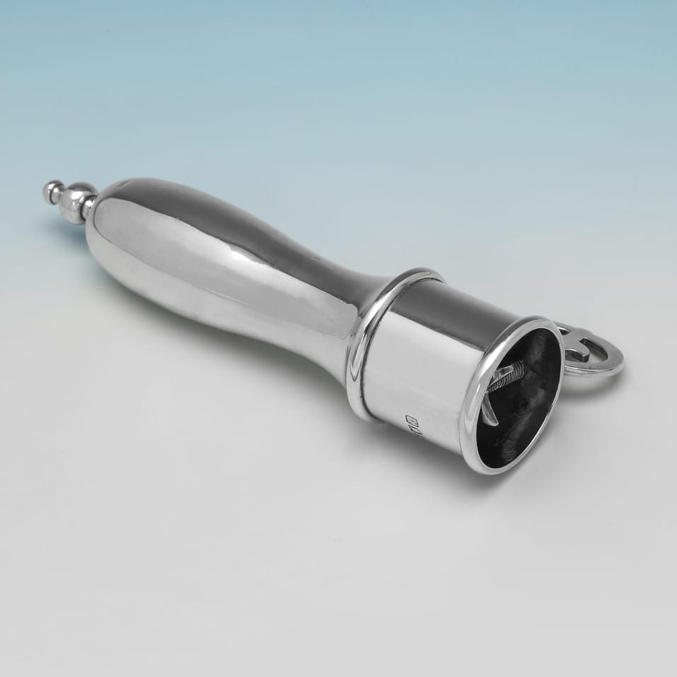 Antique Sterling Silver Ham Bone Holder - John Newton Mappin, hallmarked in 1897 London - Victorian - Image 2