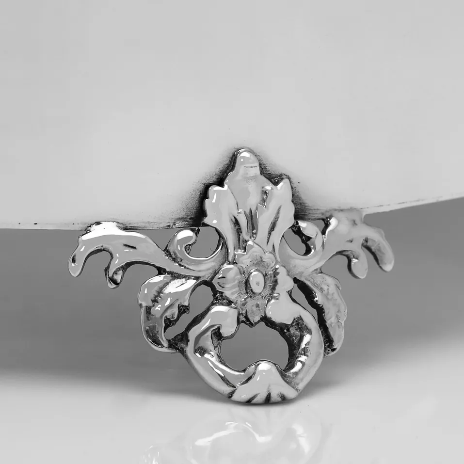 Antique Sterling Silver Jewellery Box - E. S. Barnsley & Co., hallmarked in 1910 Birmingham - George V - Image 5
