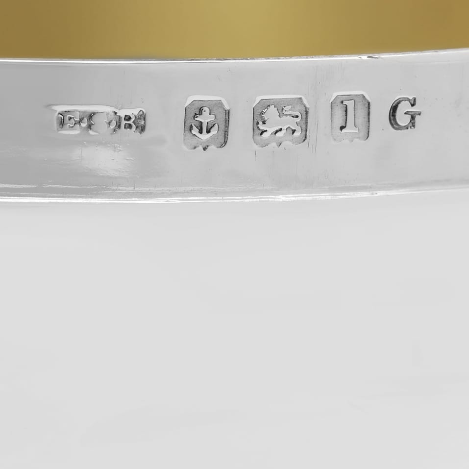 Antique Sterling Silver Jewellery Box - E. S. Barnsley & Co., hallmarked in 1910 Birmingham - George V - Image 6
