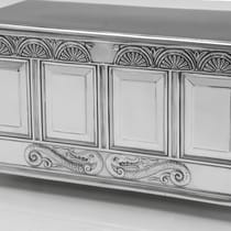 Antique Sterling Silver Jewellery Box - Thomas Bradbury, hallmarked in 1923 Sheffield - George V - Thumbnail 4