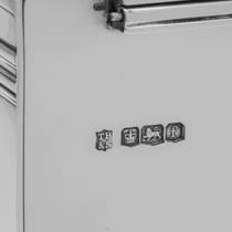 Antique Sterling Silver Jewellery Box - Thomas Bradbury, hallmarked in 1923 Sheffield - George V - Thumbnail 5