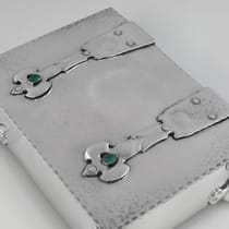 Antique Sterling Silver Jewellery Box - William Hutton & Sons Ltd., hallmarked in 1902 London - Edwardian - Thumbnail 5