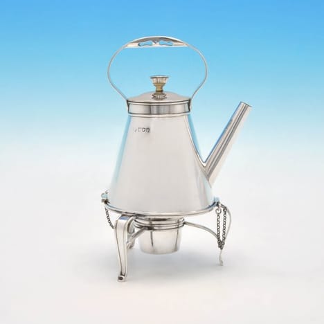 Antique Sterling Silver Kettle - Unknown Hallmarked In 1911 London - George V - Image 1