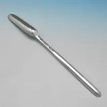 Antique Sterling Silver Scottish Provincial Marrow Scoop - William Ferguson, hallmarked in 1802 Elgin - George III - Thumbnail 2