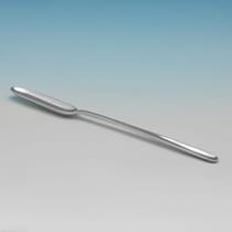 Antique Sterling Silver Marrow Scoop - Stephen Adams I, hallmarked in 1775 London - George III - Thumbnail 1