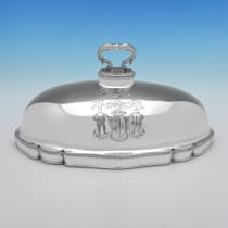 Antique Sterling Silver Meat Dish Cover - Paul Storr, hallmarked in 1807 London - George III - Thumbnail 2